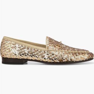 Sam Edelman Loraine Gold Sequin Flats